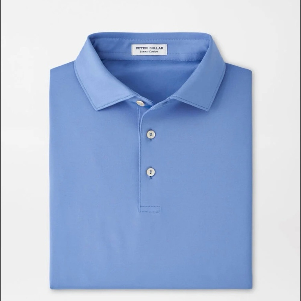 Peter Millar Blue Men's Polo Golf Shirt